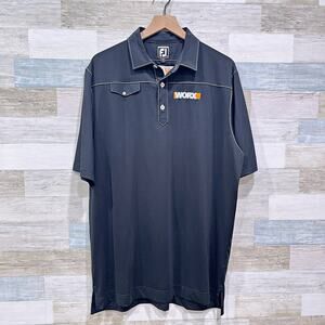 WORX Power Share Tools Employee Golf Tech Polo Shirt Black FootJoy Mens XL